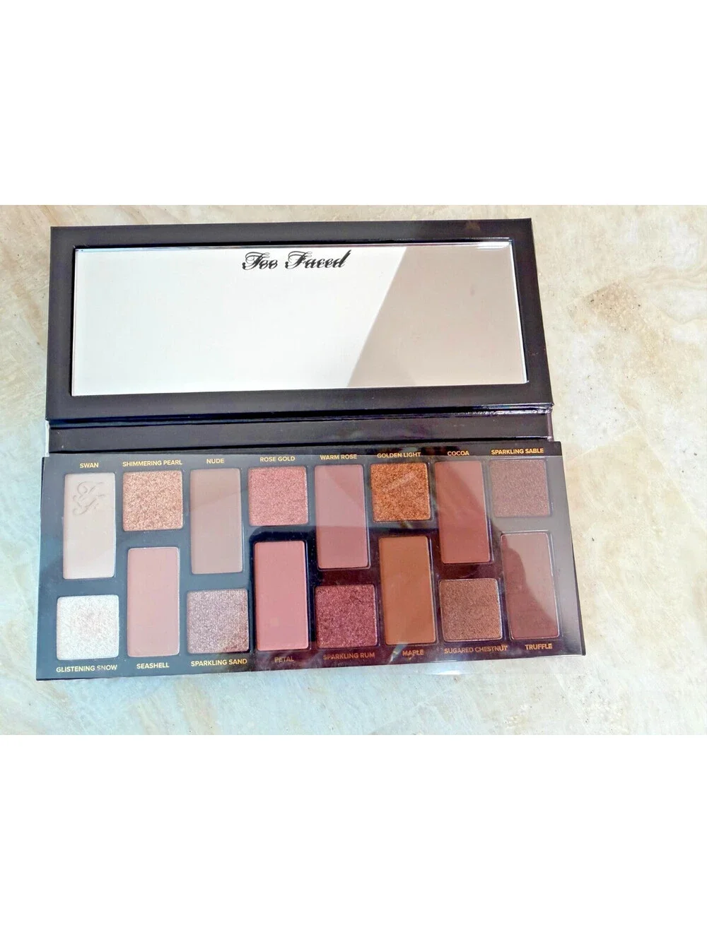 NIB Too Faced Born This Way Shadow Palette 16 Shades